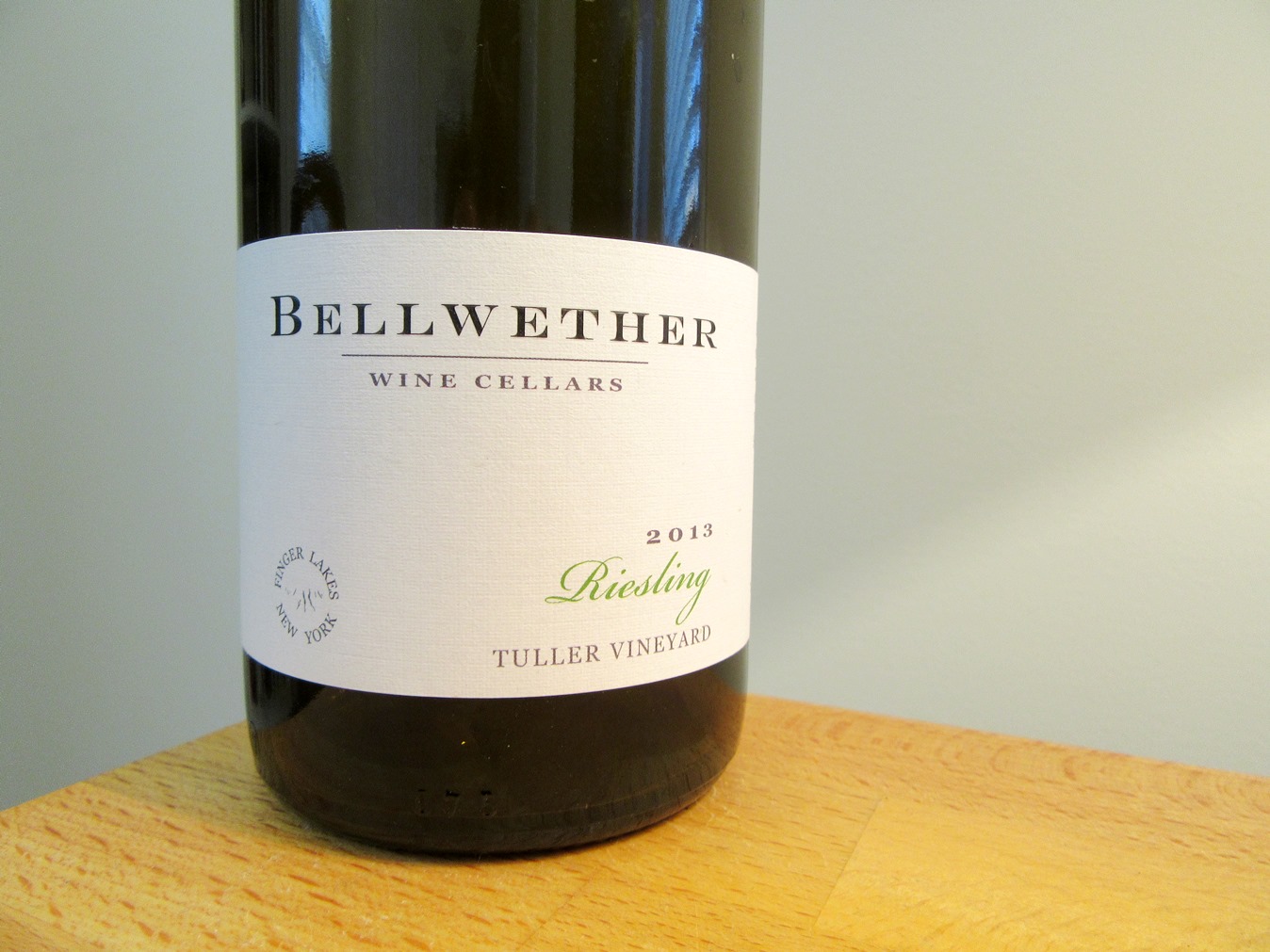 Bellwether Wine Cellars, Tuller Vineyard Riesling 2013, Finger Lakes, New York, Wine Casual
