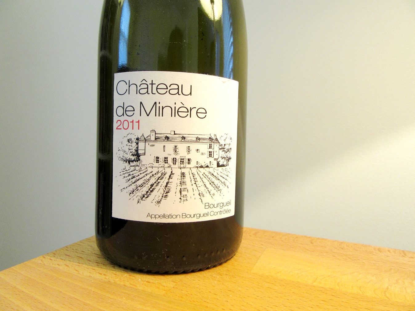 Chateau de Minière, Bourgueil 2011, Loire, France, Wine Casual
