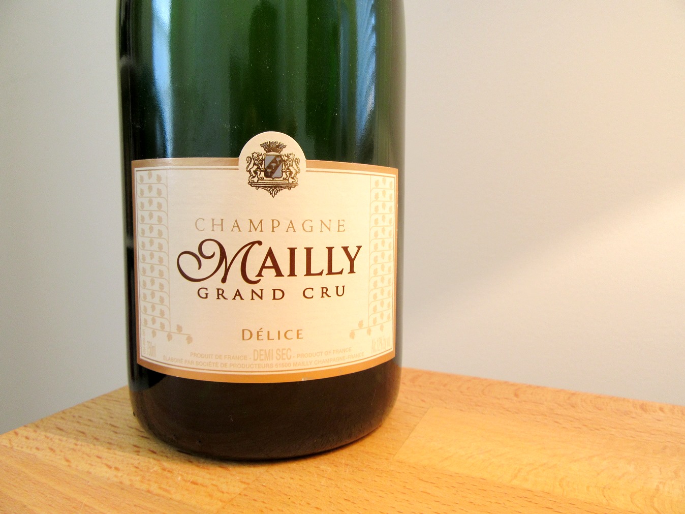 Mailly, Grand Crus Délice Demi-Sec, Champagne, France, Wine Casual
