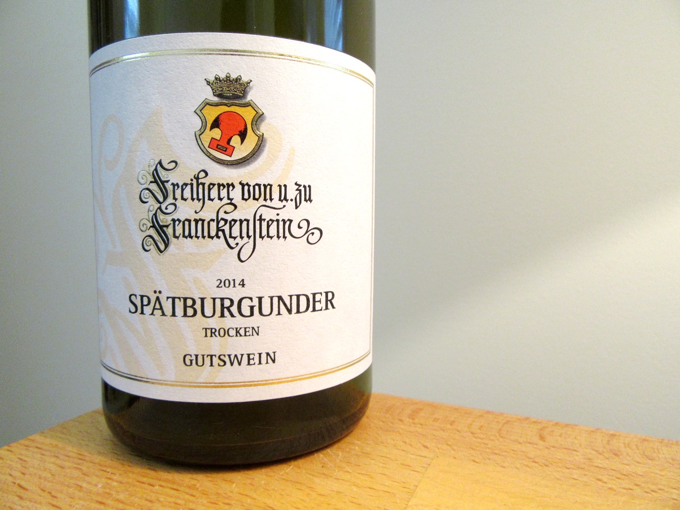 Weingut Freiherr von und zu Franckenstein, Spätburgunder Trocken 2014, Baden, Germany, Wine Casual