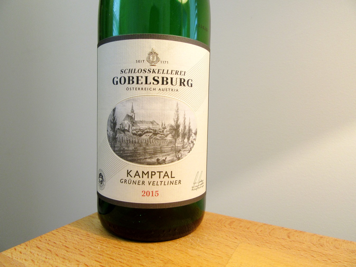 Schlosskellerei Gobelsburg, Grüner Veltliner 2015, Kamptal, Austria, Wine Casual