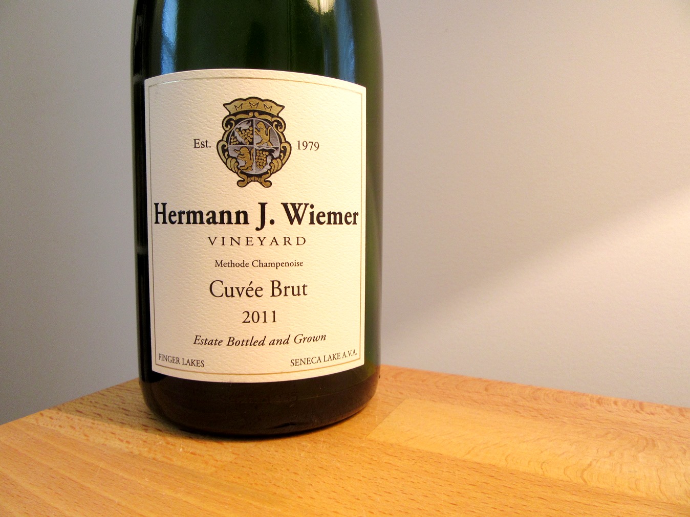 Hermann J. Wiemer Vineyard, Cuveé Brut 2011, Seneca Lake, New York, Wine Casual