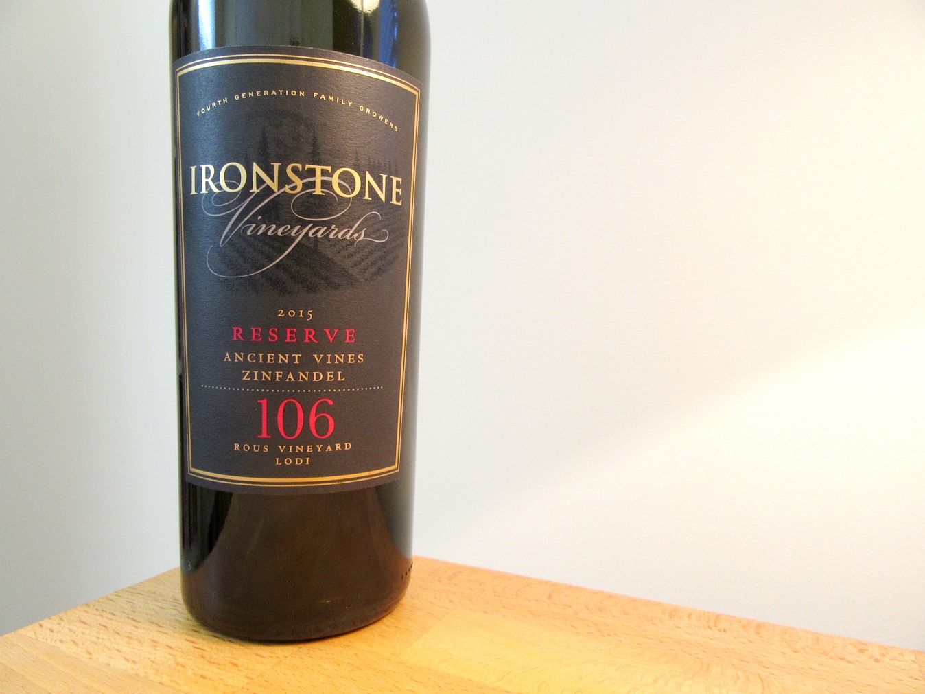 Ironstone Vineyards, Reserve Ancient Vines Zinfandel 2015, Rous Vineyard, Lodi, California, Wine Casual