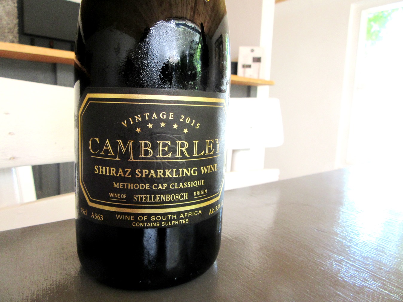 Camberley Methode Cap Classique (MCC) Shiraz Sparkling Wine 2015, Stellenbosch, South Africa, Wine Casual