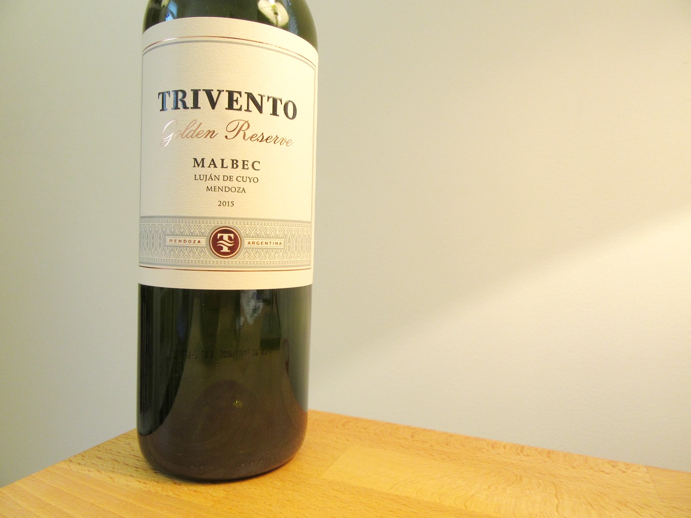 Trivento, Golden Reserve Malbec 2015, Luján de Cuyro, Mendoza, Argentina, Wine Casual
