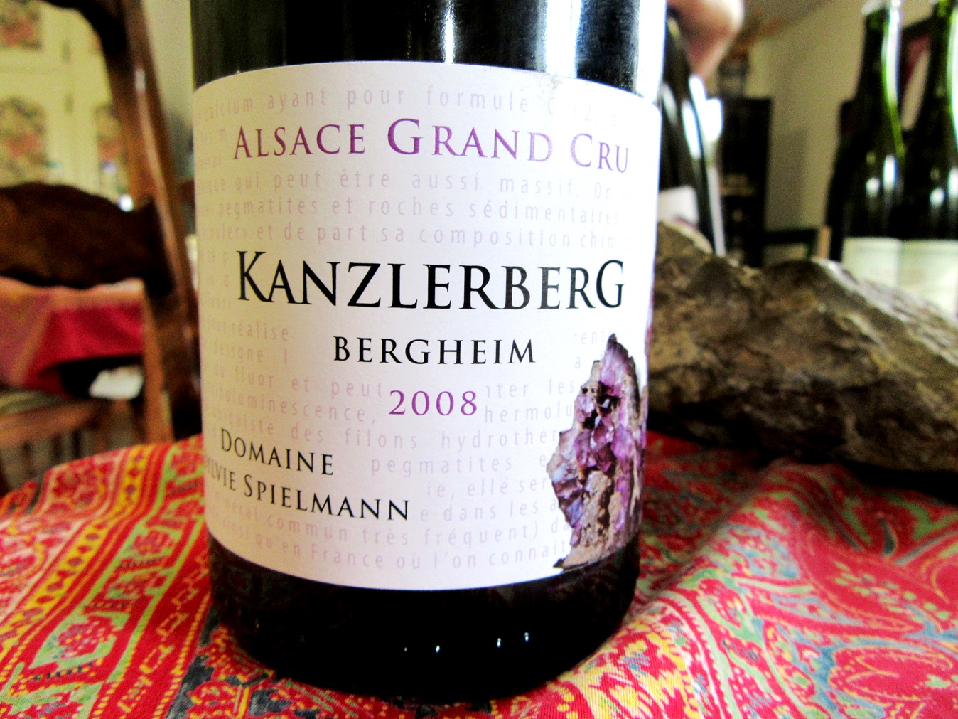 Domaine Sylvie Spielmann, Kanzlerberg Bergheim Riesling 2008, Bergheim, Alsace Grand Cru, France, Wine Casual