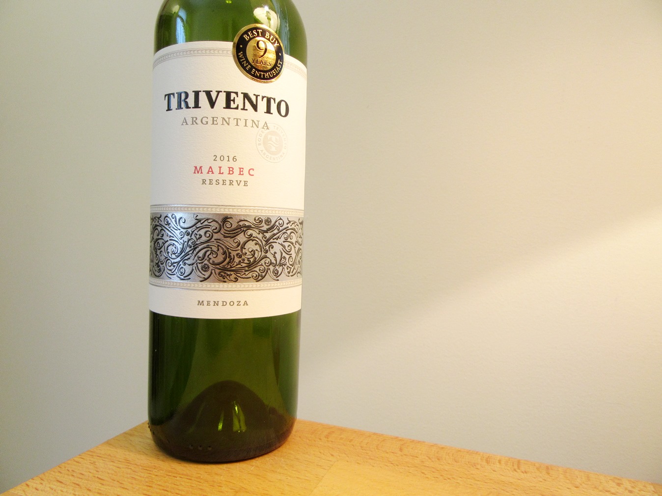 Trivento, Reserve Malbec 2016, Mendoza, Argentina, Wine Casual