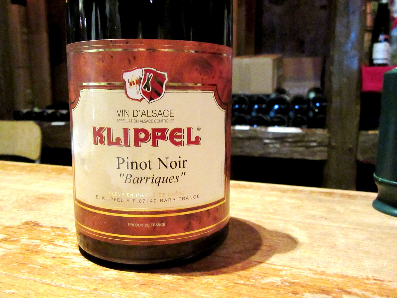 Klipfel, Pinot Noir Barriques 2013, Alsace, France, Wine Casual