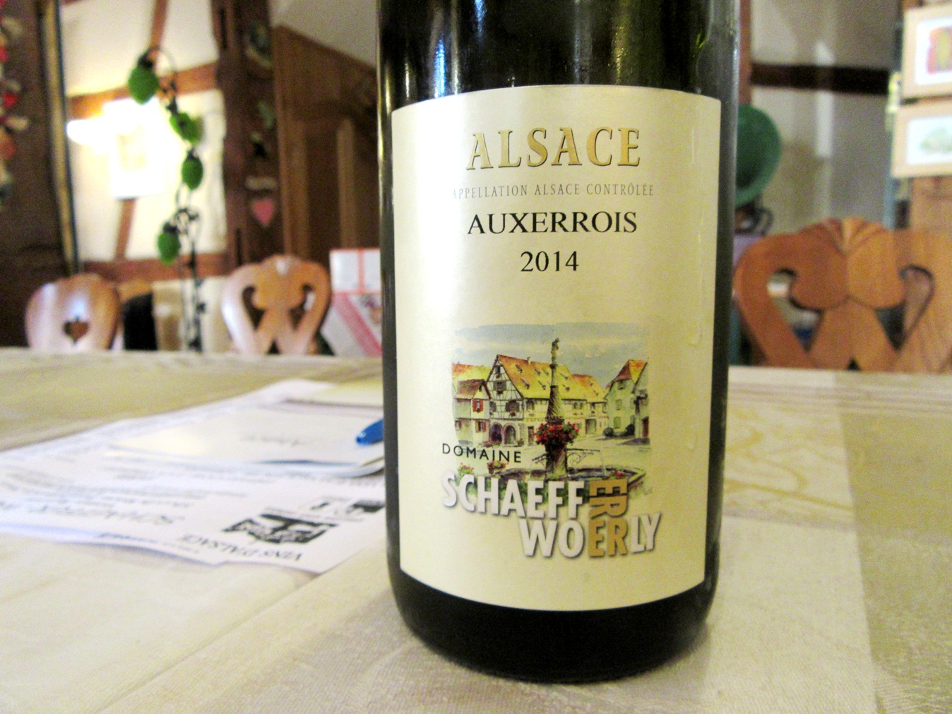 Domaine Schaeffer-Woerly, Auxerrois 2014, Alsace, France, Wine Casual