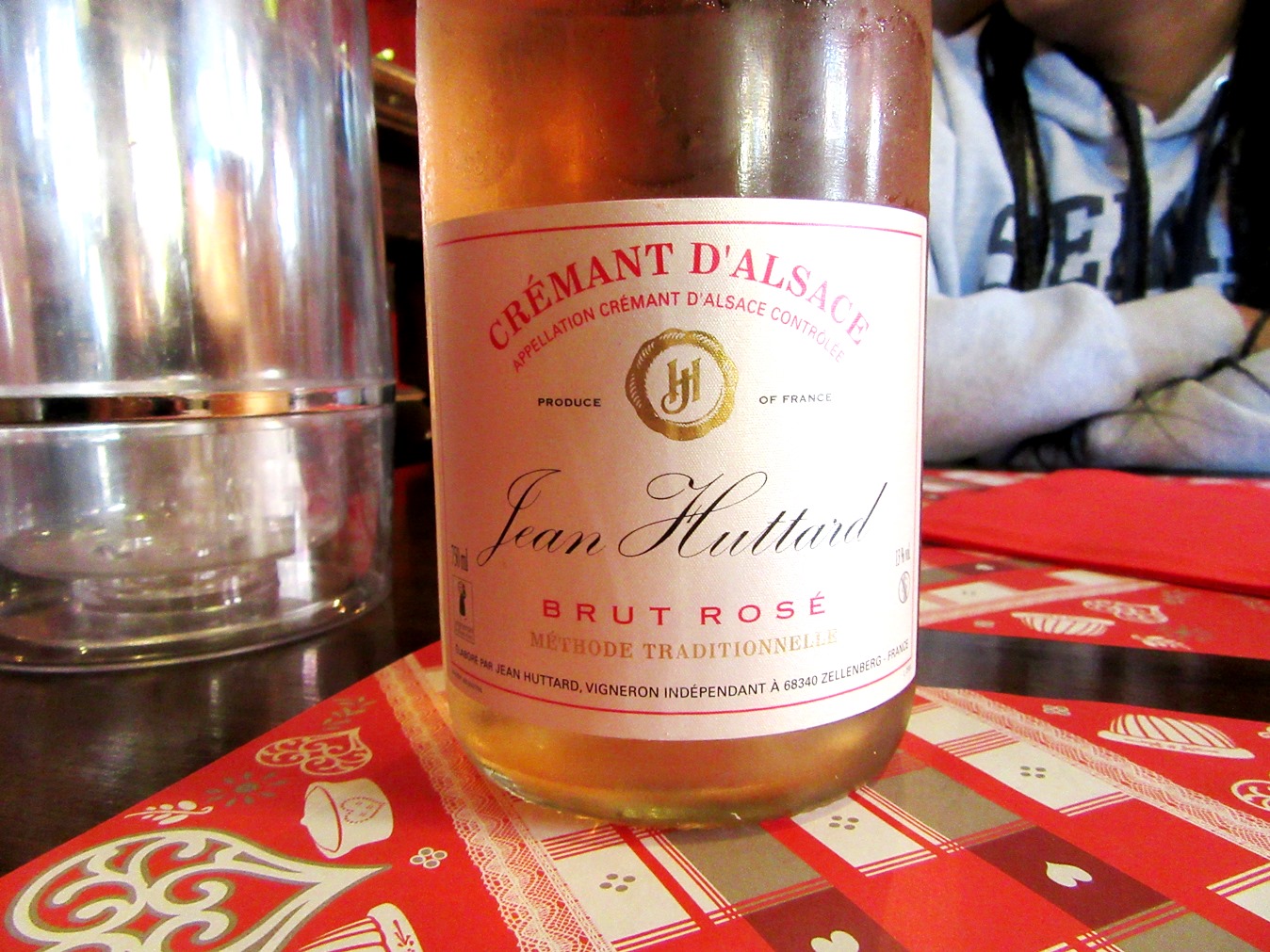 Jean Huttard, Brut Rosé Crémant d’Alsace, Alsace, France, Wine Casual