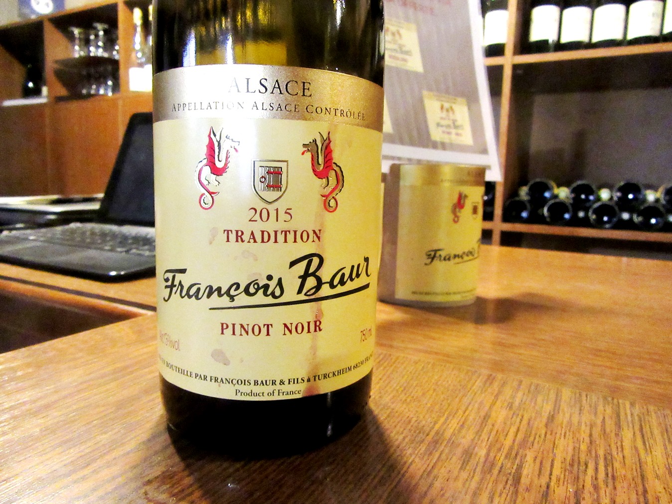 Vignobles François Baur, Tradition Pinot Noir 2015, Alsace Grand Cru, France