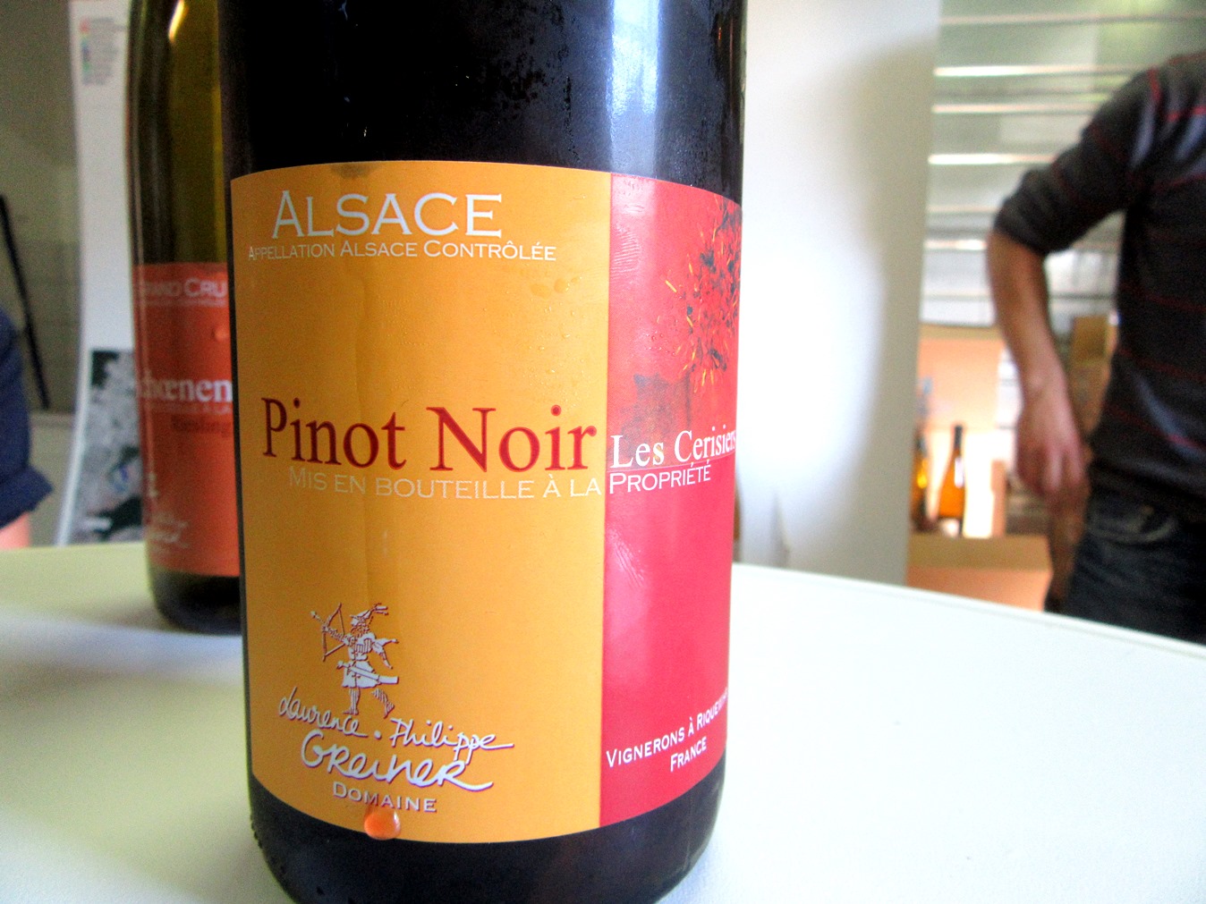 Domaine Laurence Phillipe Greiner, Les Cerisiers Pinot Noir 2014, Alsace, France, Wine Casual