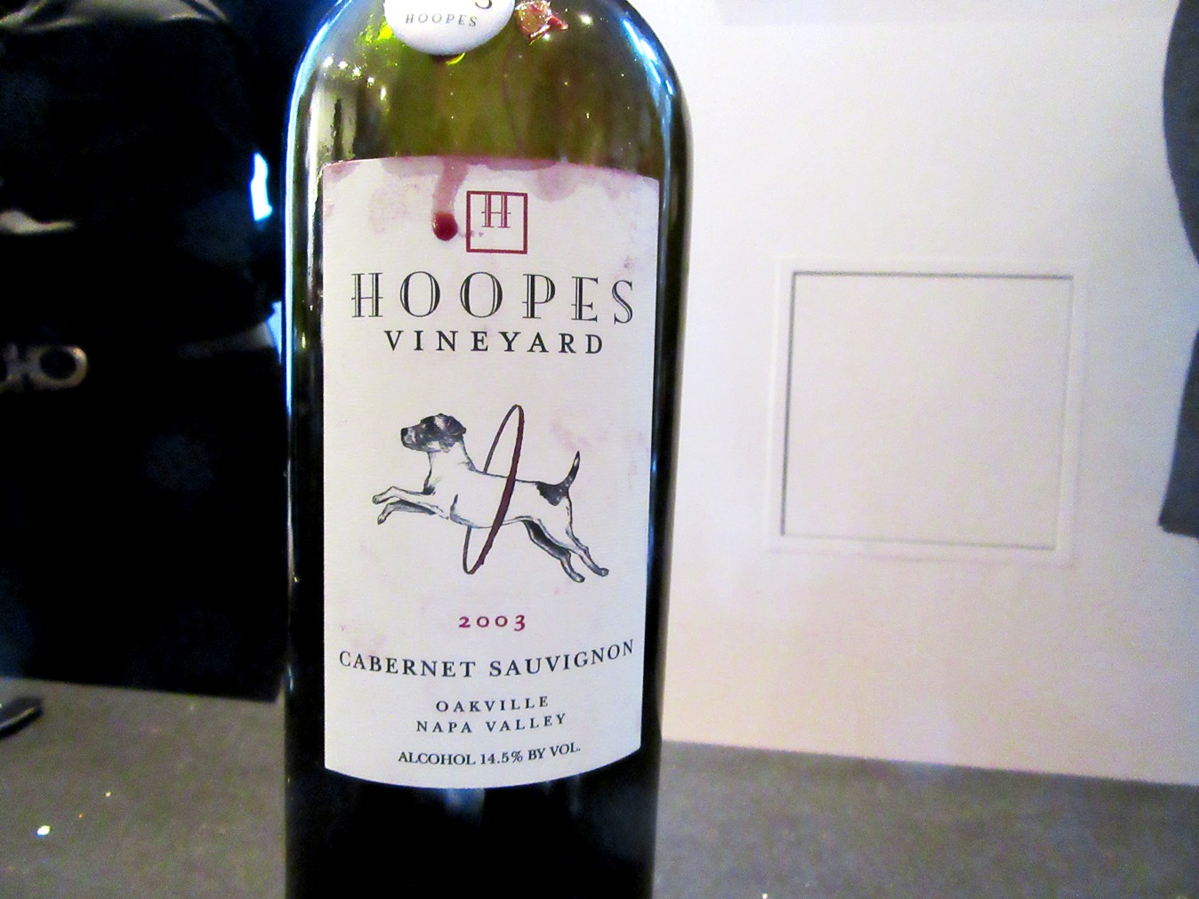 Hoopes Vineyard, Cabernet Sauvignon 2003, Oakville, Napa Valley, California, Wine Casual