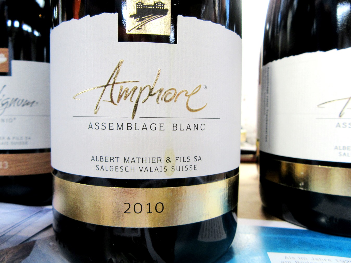 Albert Mathier et Fils, Amphore Assemblage Blanc 2010, Valais, Switzerland, Wine Casual