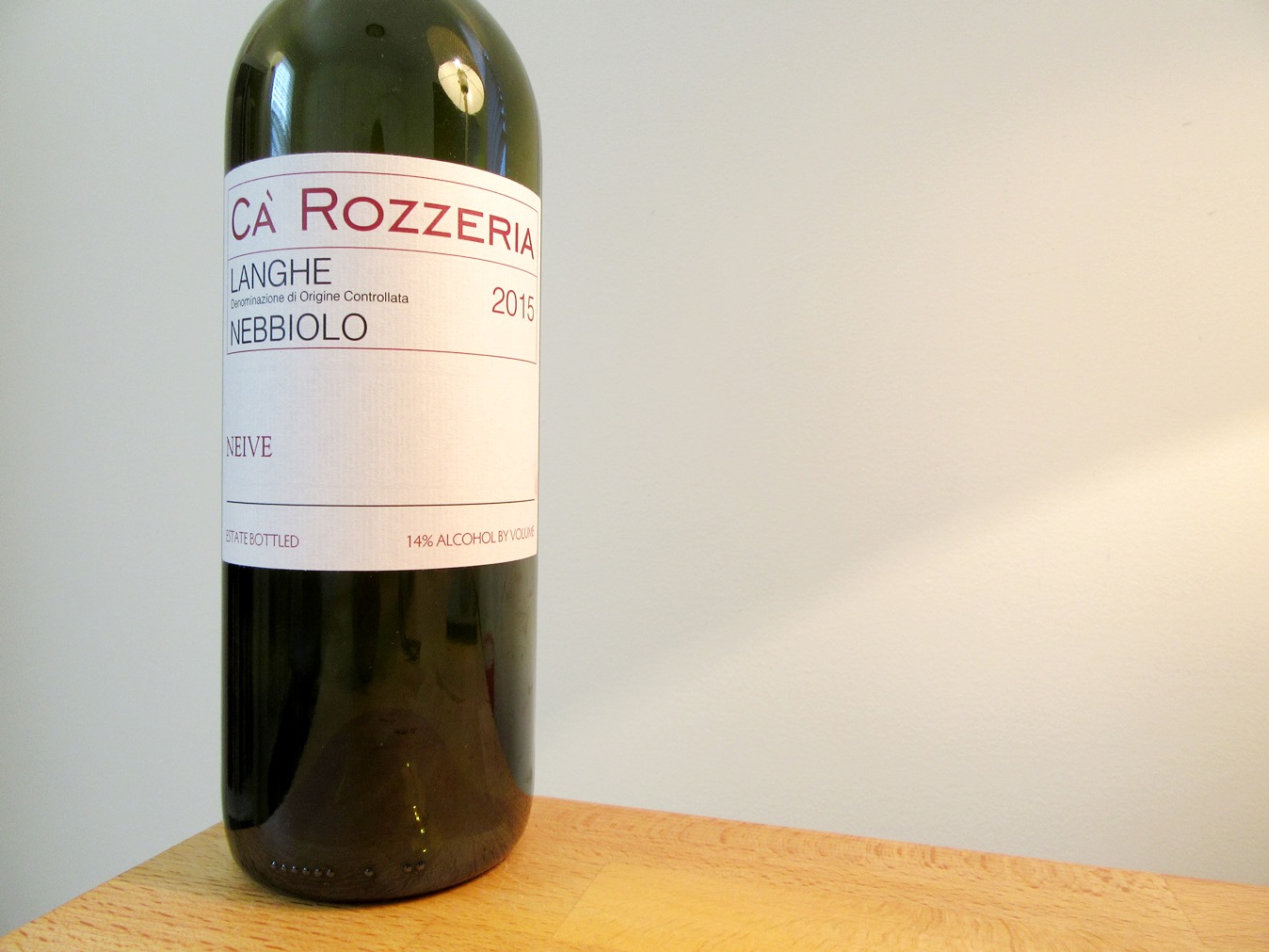 Cà Rozzeria, Neive Nebbiolo 2015, Langhe, Piedmont, Italy, Wine Casual