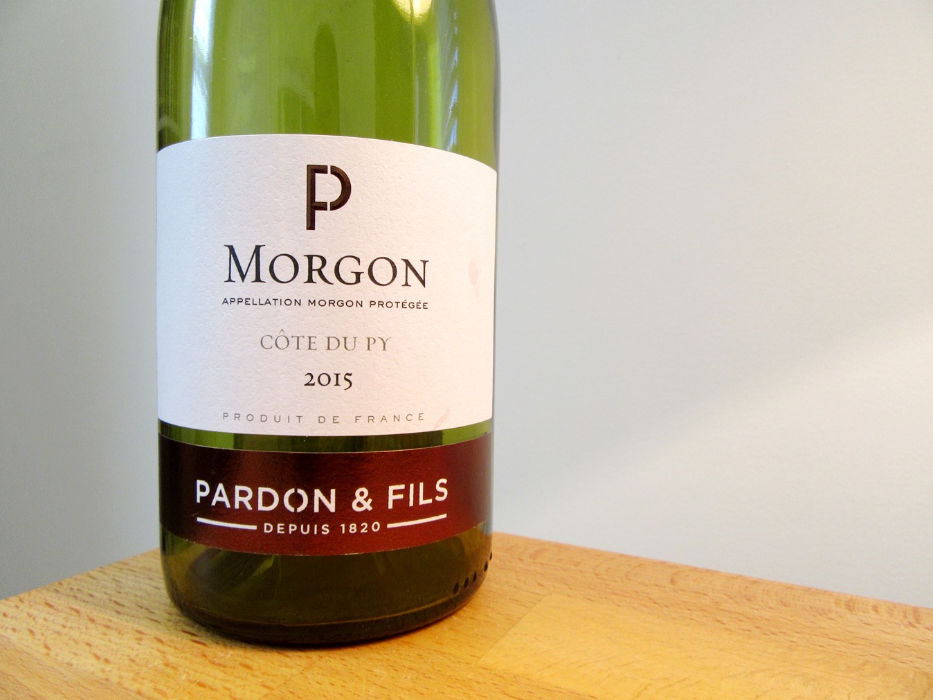 Pardon & Fils, La Côte du Py Morgon 2015, Beaujolais, France, Wine Casual