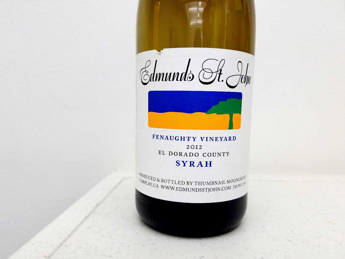 Edmund St. John, Fenaughty Vineyard Syrah 2012, El Dorado County, California, Wine Casual