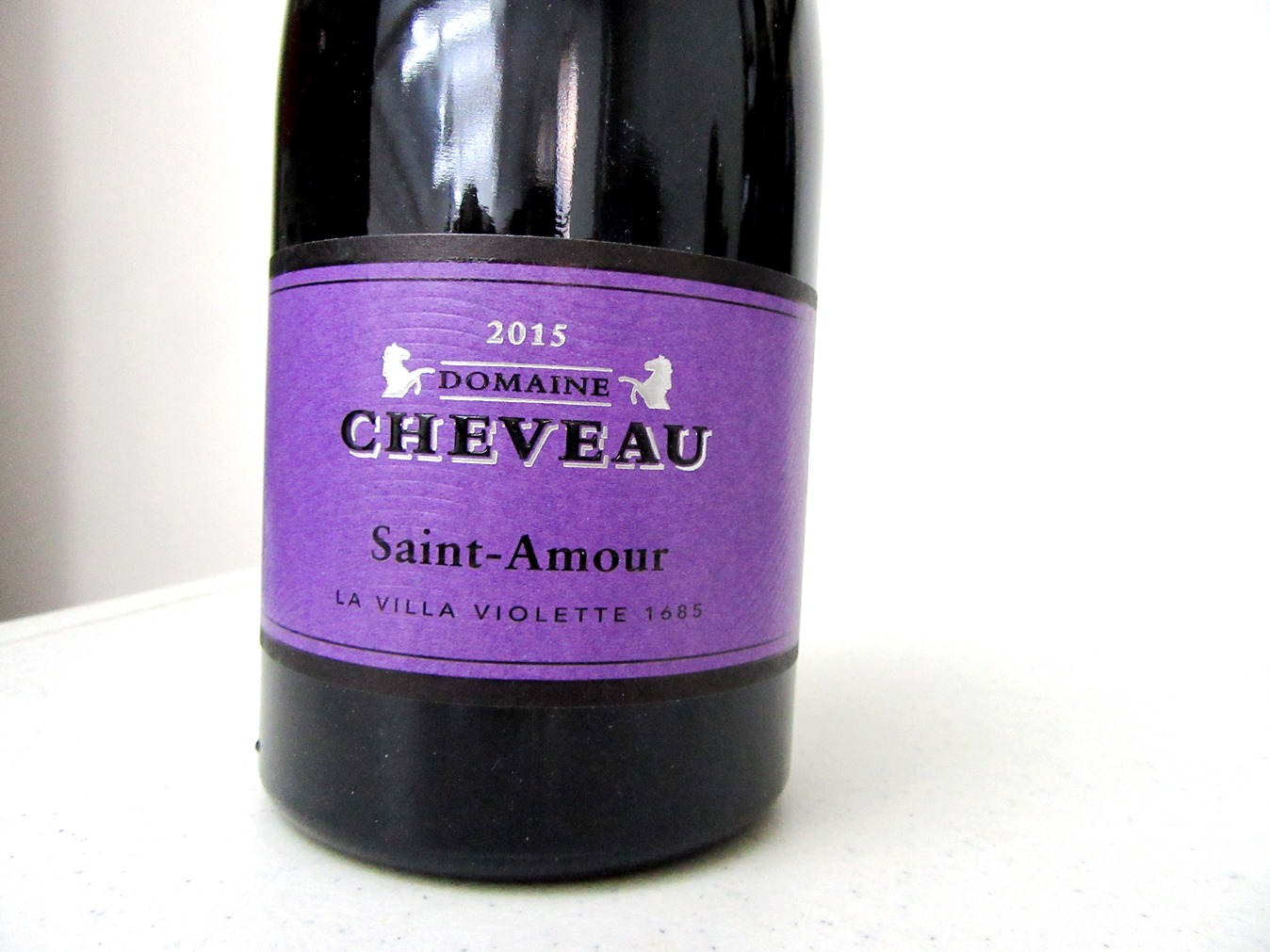 Domaine Cheveau, La Villa Violette 1685 Saint-Amour 2015, Beaujolais, France, Wine Casual