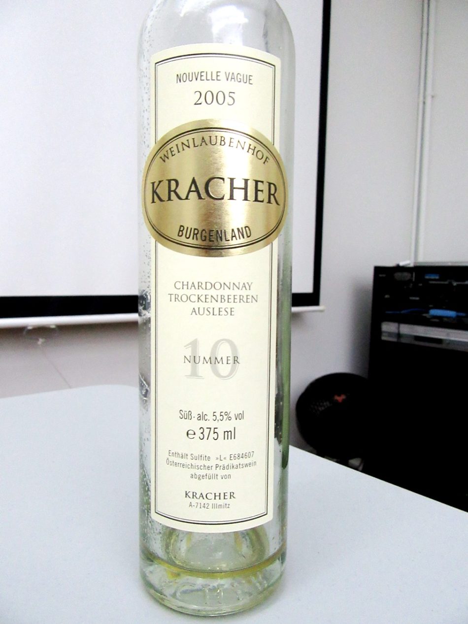 Weinlaubenhof, Alois Kracher, Nouvelle Vague Trockenbeerenauslese Number 10 Chardonnay 2005, Burgenland, Austria, Wine Casual