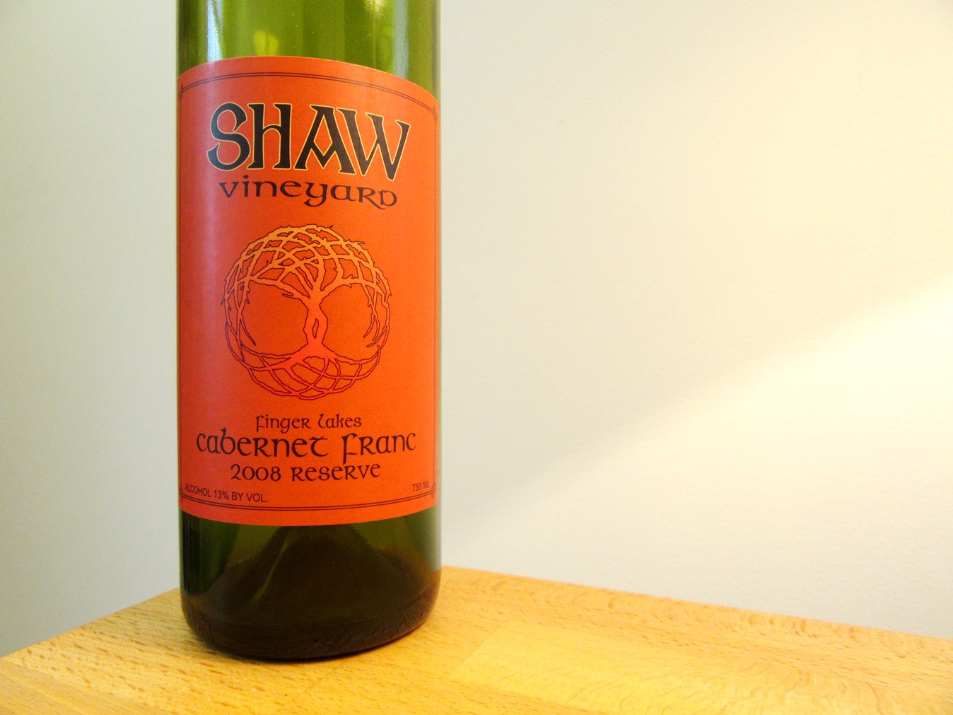 Shaw Vineyard, Reserve Cabernet Franc 2008, Finger Lakes, New York, Wine Casual
