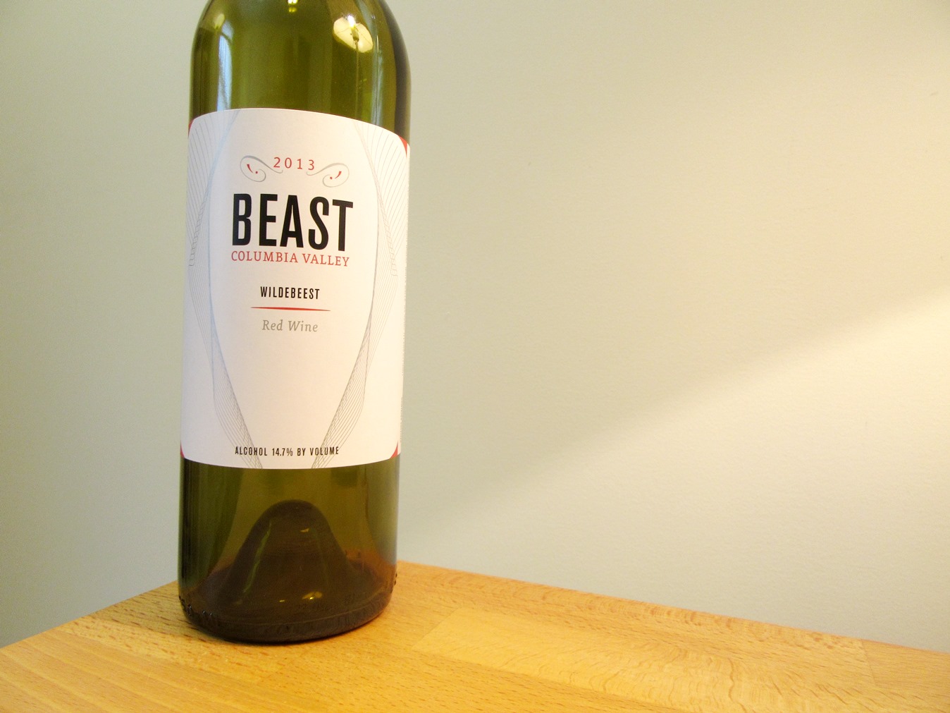 Beast, Wildebeest Red Wine 2013, Columbia Valley, Washington, Wine Casual