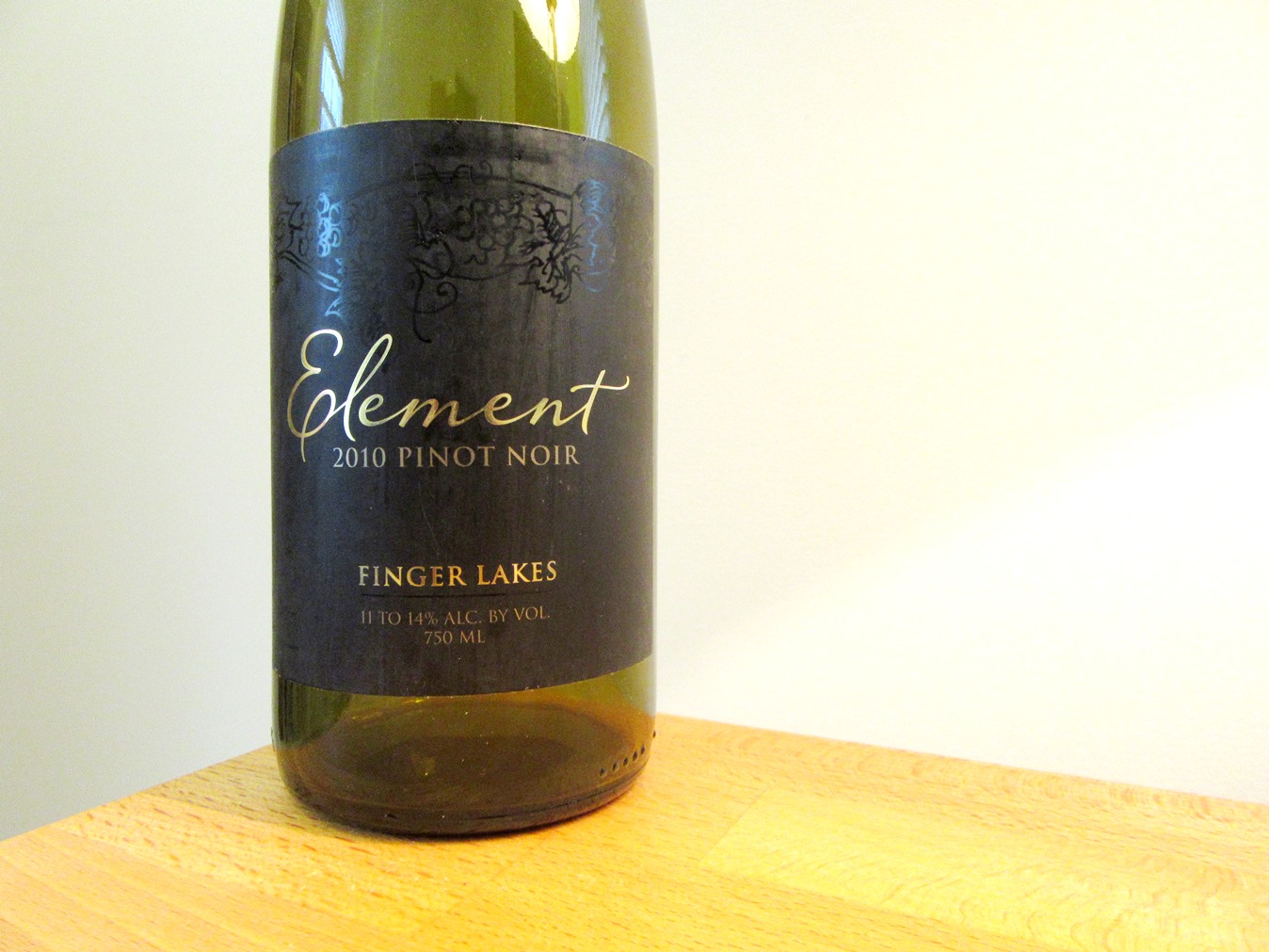 Element Winery, Pinot Noir 2010, Finger Lakes, New York, Wine Casual