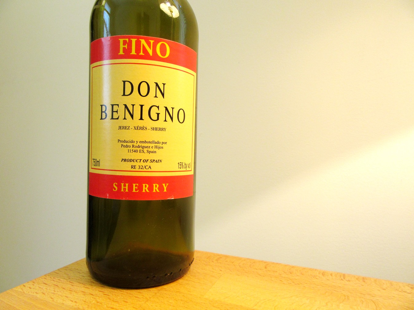 Don Benigno, Fino Sherry, Jerez, Spain, Wine Casual