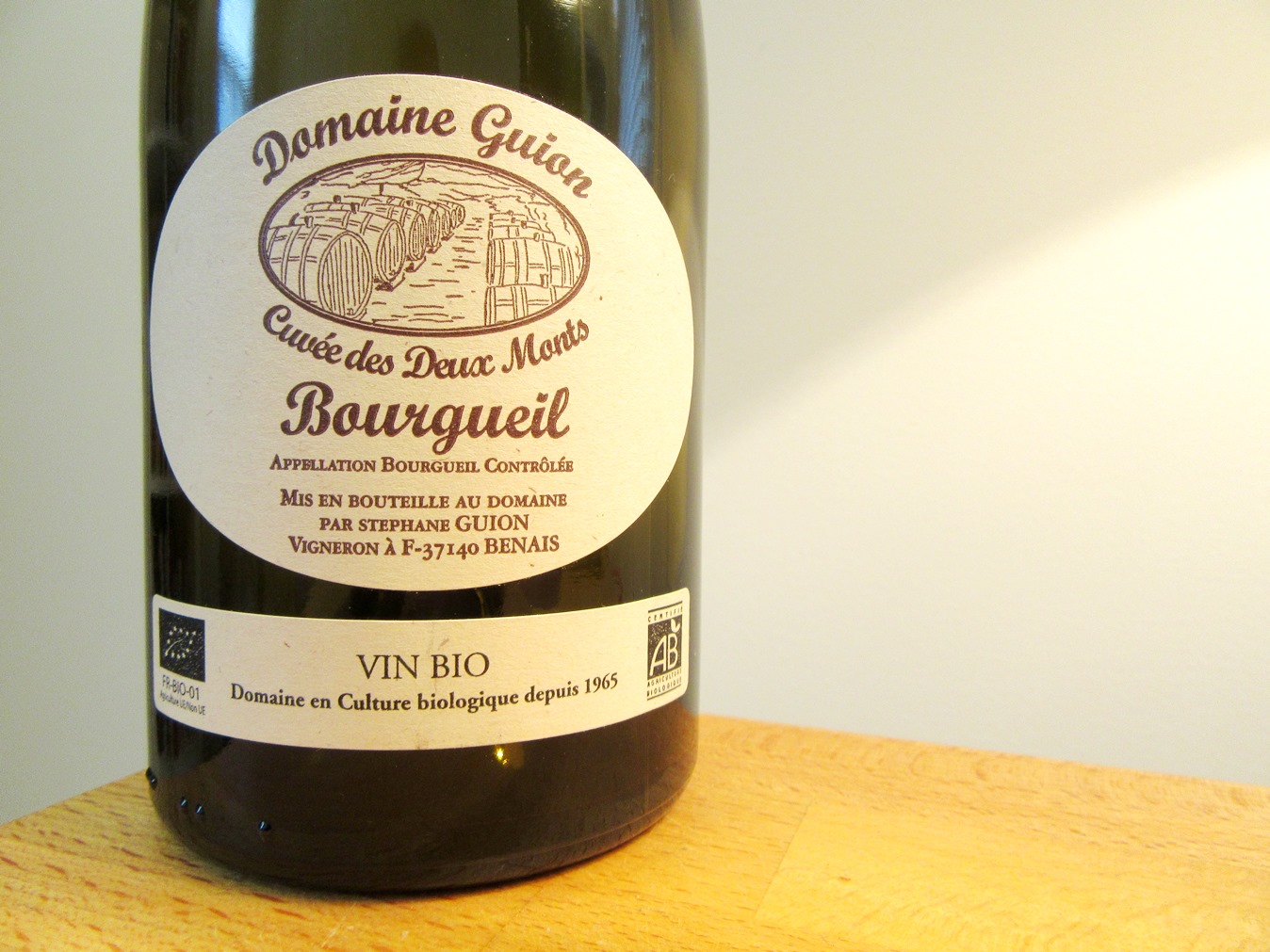 Domaine Guion, Cuvée des Deux Monts Bourgueil 2014, Loire, France, Wine Casual