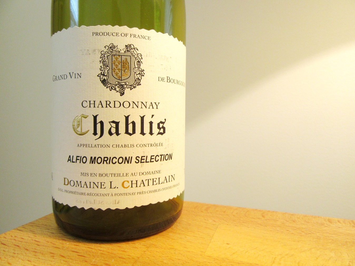 Domaine L Chatelain, Chablis 2016, Burgundy, France, Wine Casual