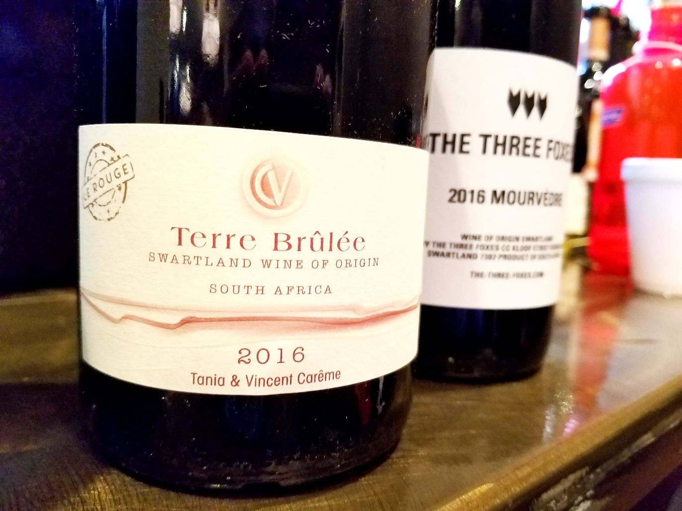 Tanie & Vincent Carême, Terre Brûlée Le Rouge 2016, Swartland, South Africa, Wine Casual