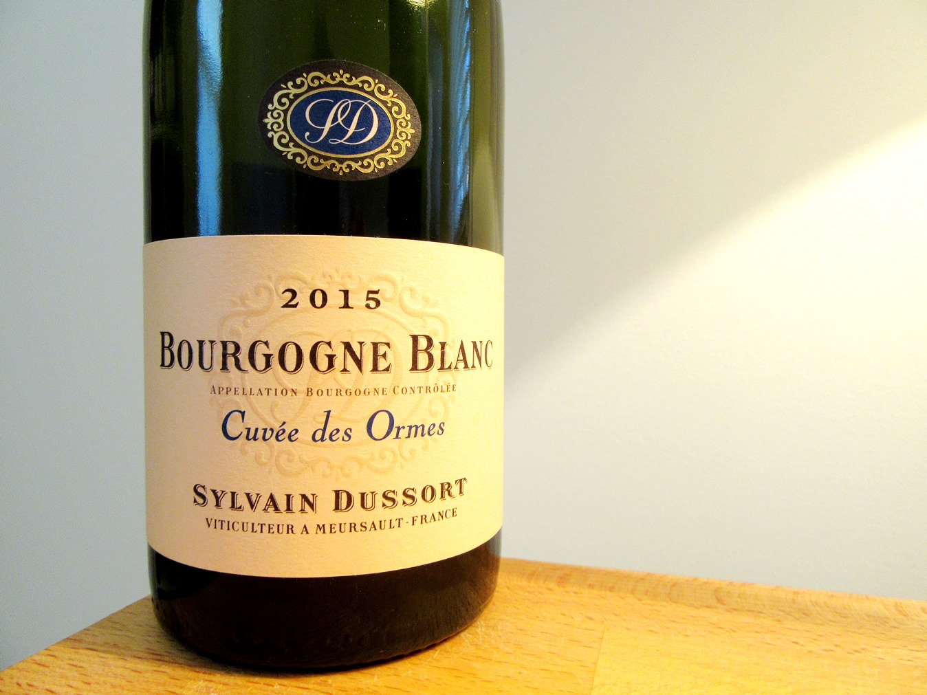 Sylvain Dussort, Cuvée des Ormes Bourgogne Blanc 2015, Burgundy, France, Wine Casual