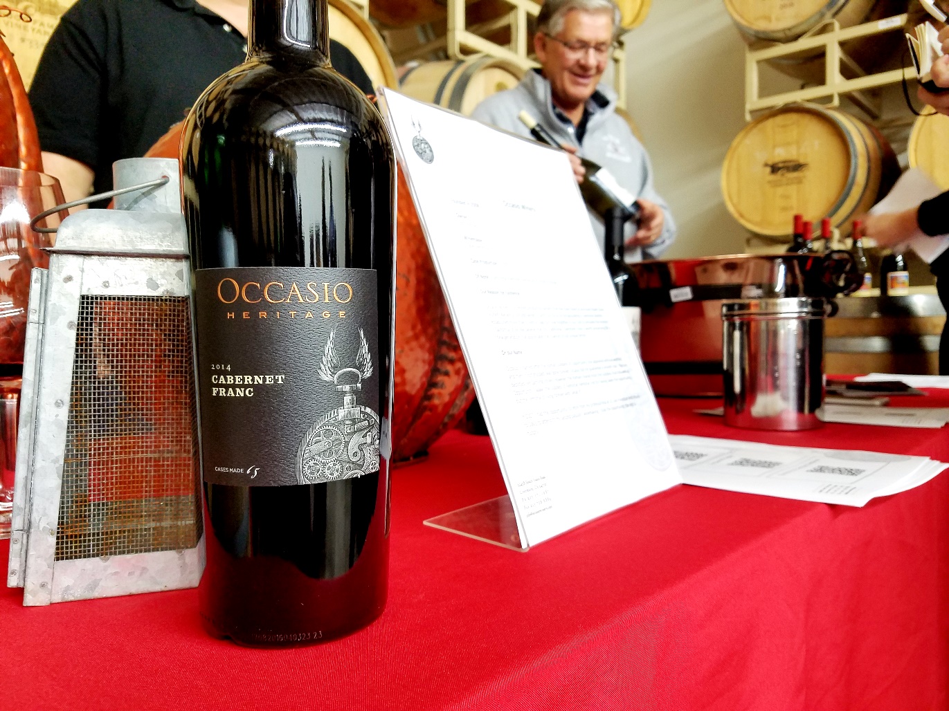Occasio Heritage, Cabernet Franc 2014, Del Arroyo Vineyard, Livermore Valley, California, Wine Casual