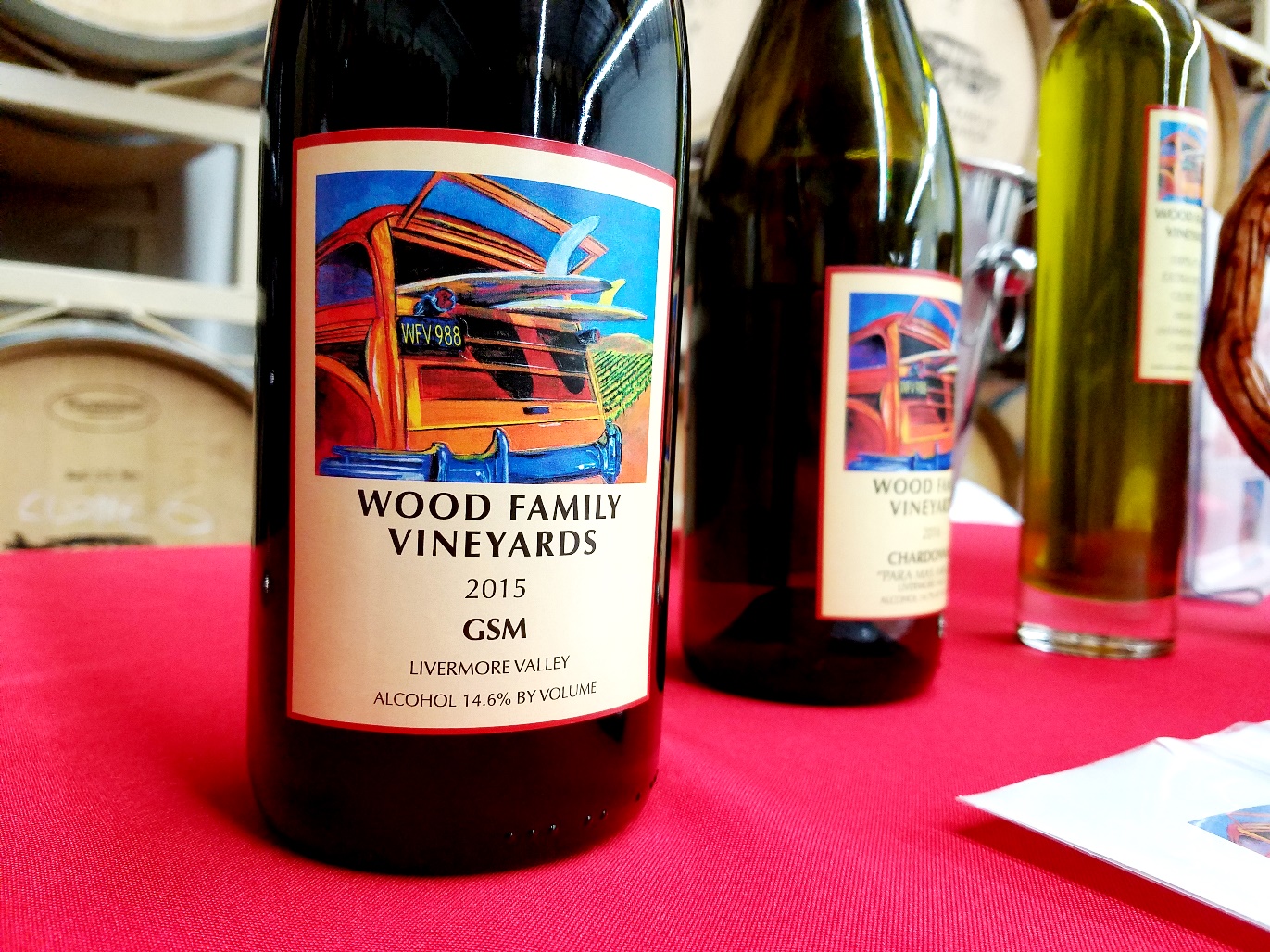 Wood Family Vineyards, GSM 2015, Livermore Valley, California, Wine Casual