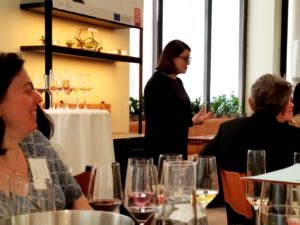  Jean Reilly, MW leads tasting of Bordeaux and German wines.