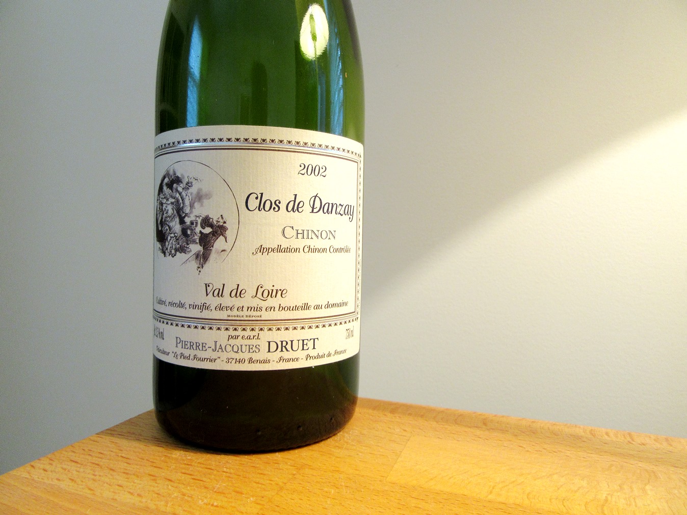Pierre-Jacques Druet, Clos de Danzay Chinon 2002, Loire, France, Wine Casual