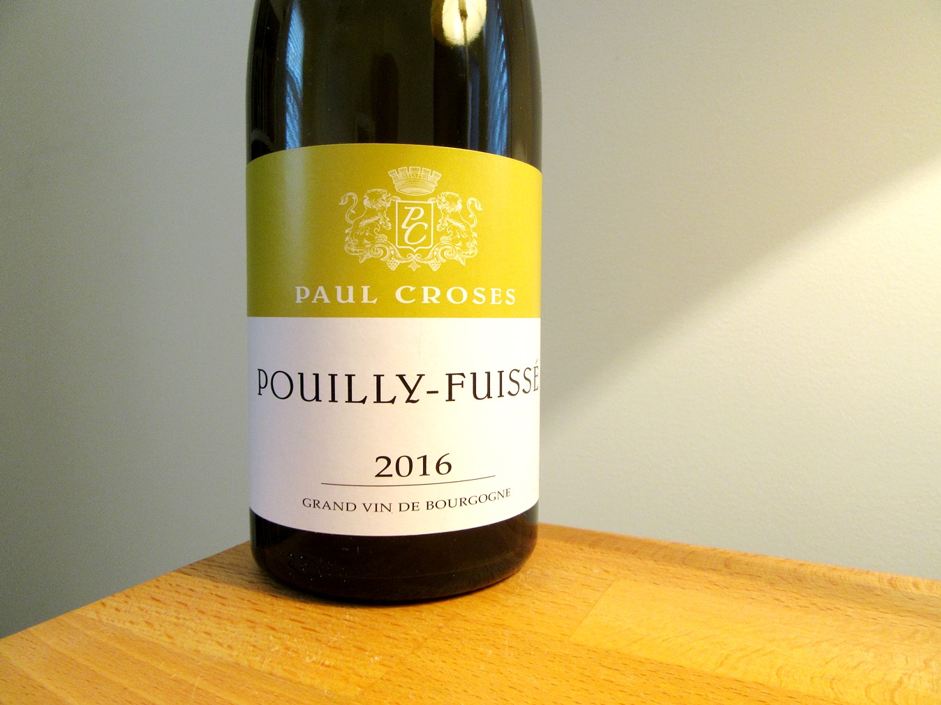 Paul Croses, Pouilly-Fuissé 2016, Burgundy, France, Wine Casual