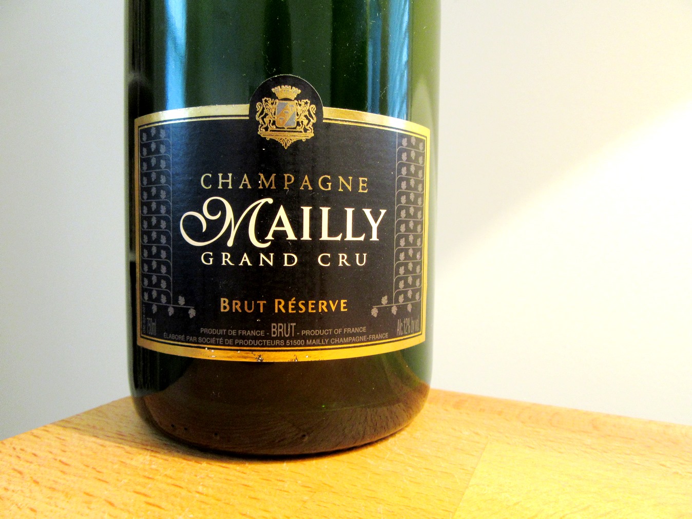 Mailly, Grand Cru Brut Reserve Champagne, France, Wine Casual