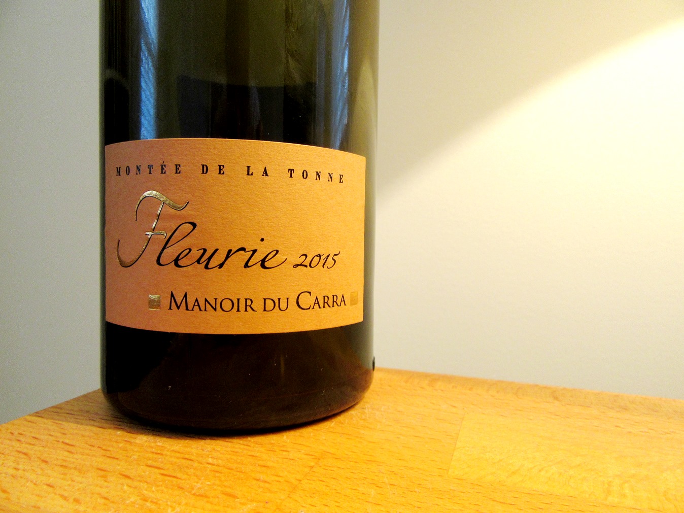 Manoir du Carra, Montée de la Tonne Fleurie 2015, Beaujolais, France, Wine Casual
