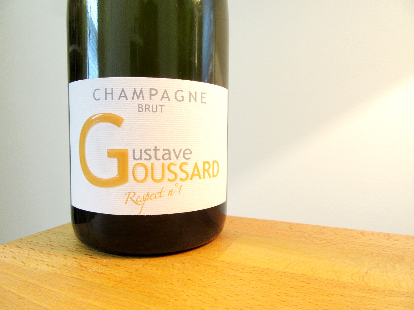 Gustave Goussard, Respect n°1 Brut Champagne, France, Wine Casual