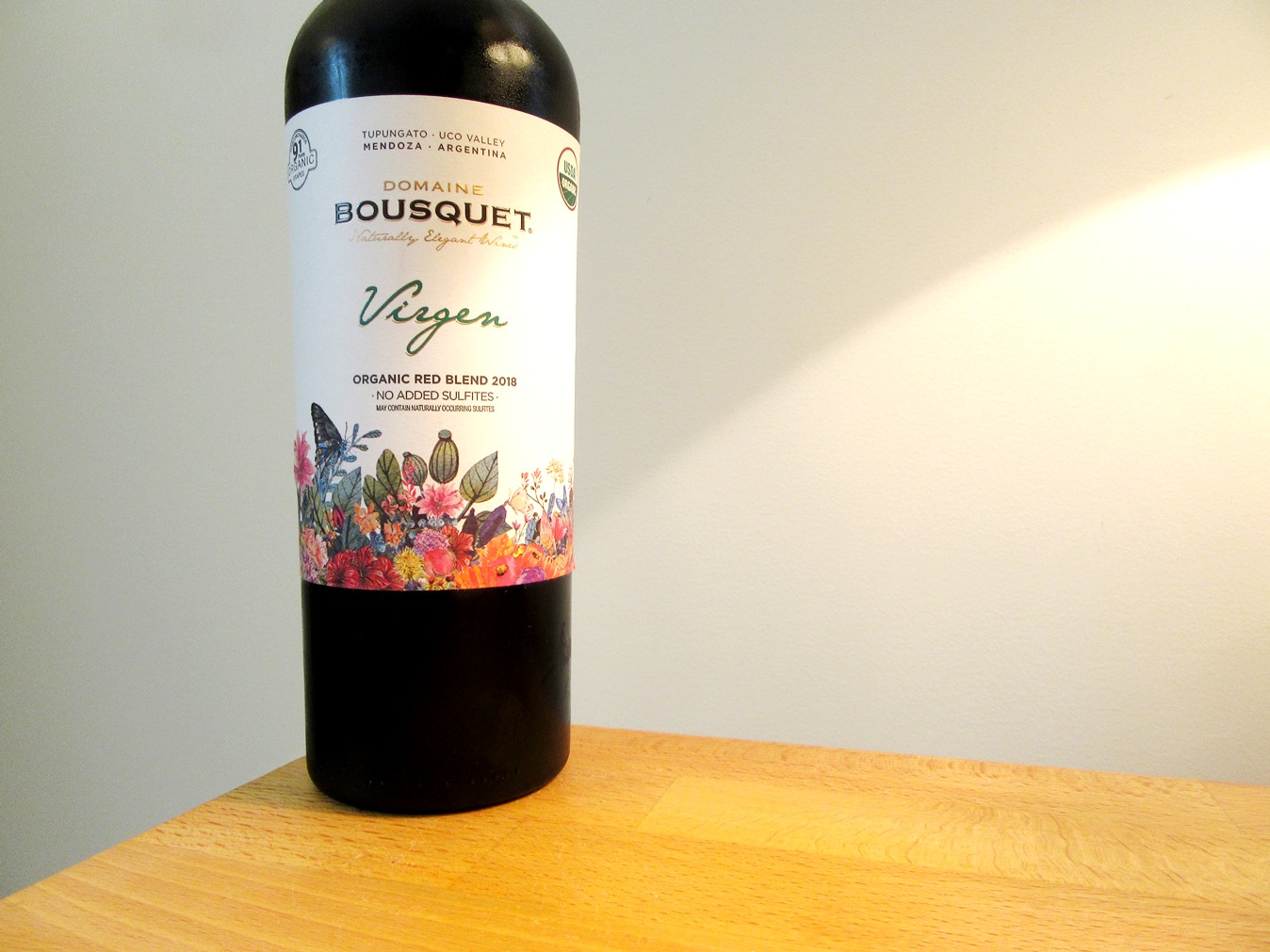 Domaine Bousquet, Virgen Organic Red Blend 2018, Tupungato, Uco Valley, Mendoza, Argentina, Wine Casual