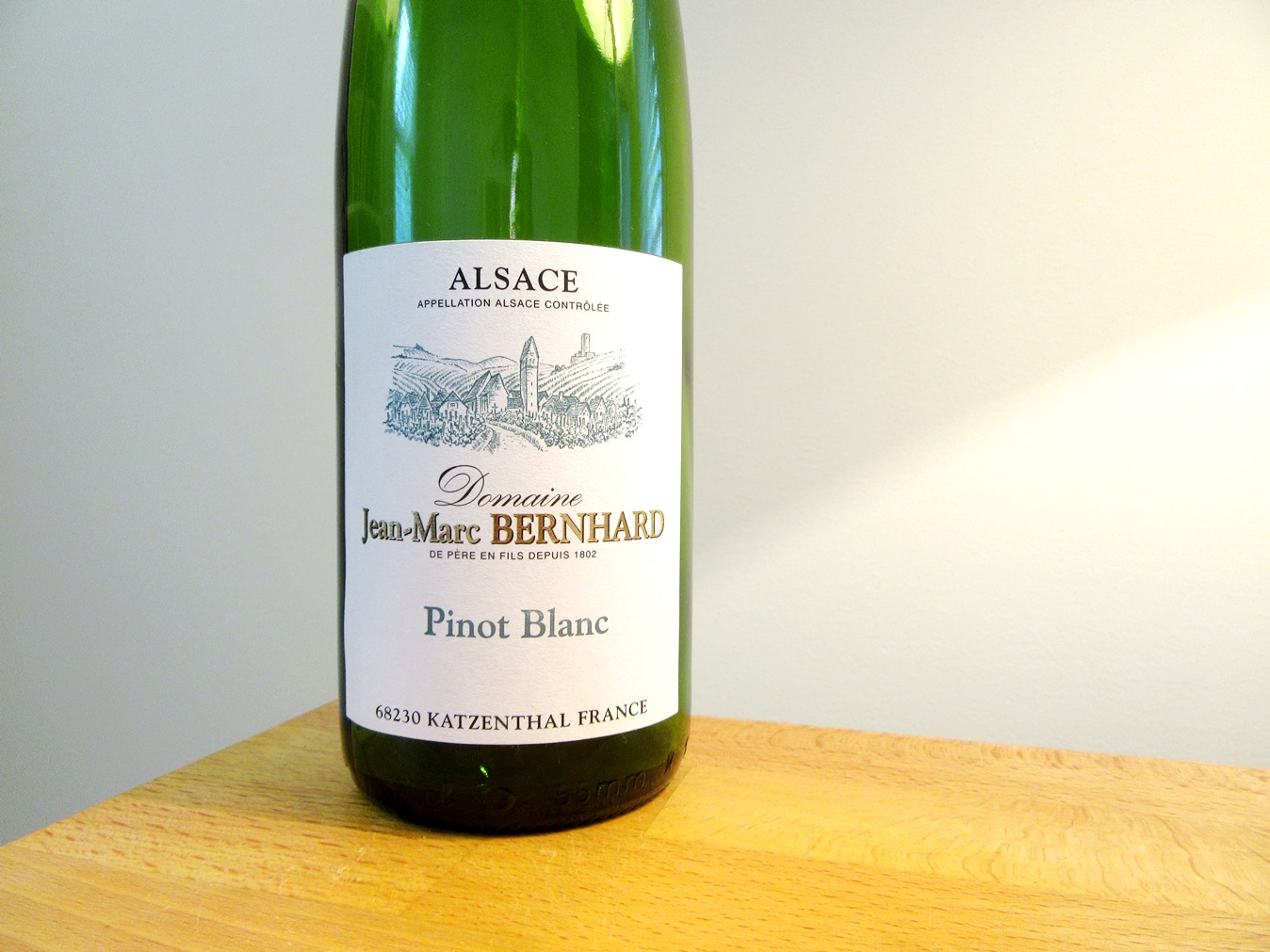 Domaine Jean-Marc Bernhard, Pinot Blanc 2014, Alsace, France, Wine Casual