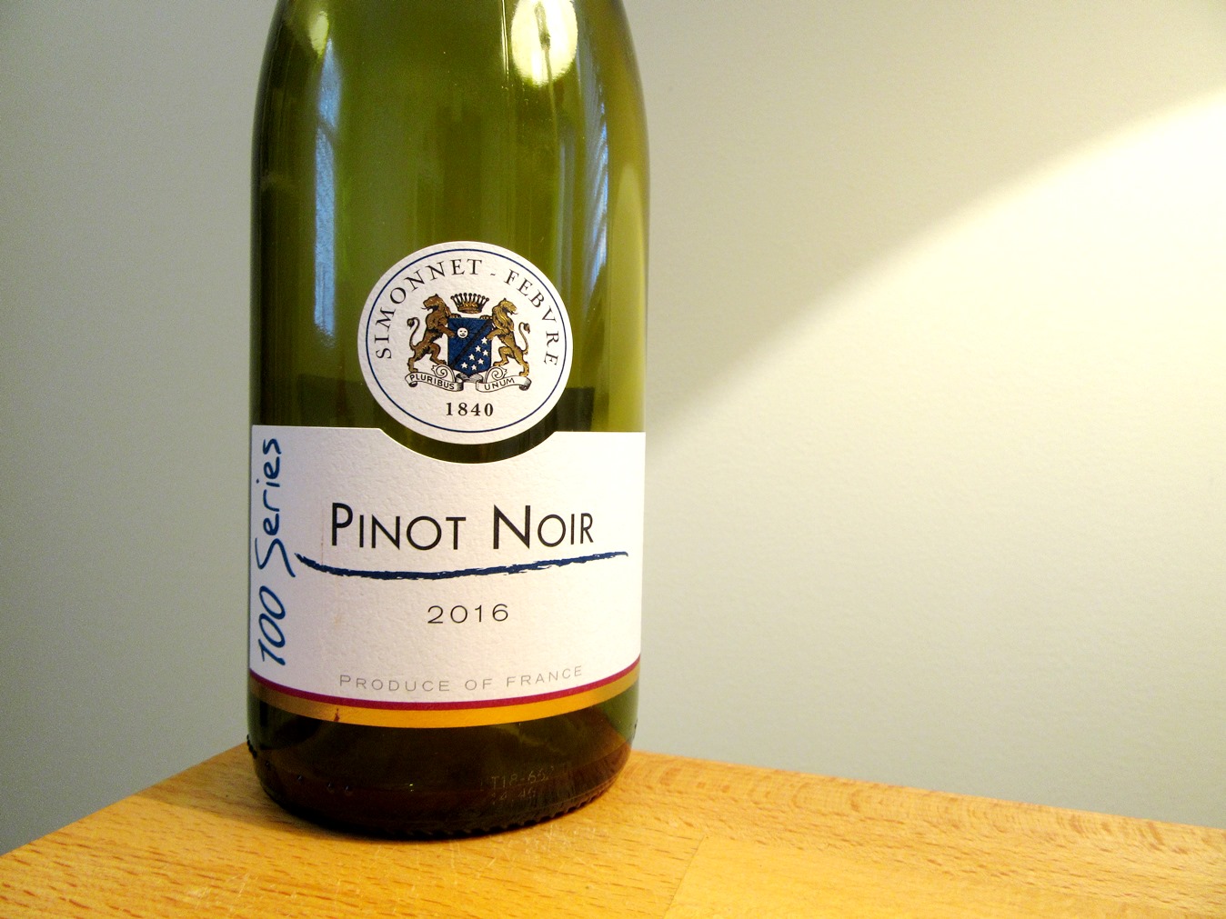 Simonnet-Febvre, 100 Series Pinot Noir 2016, France, Wine Casual