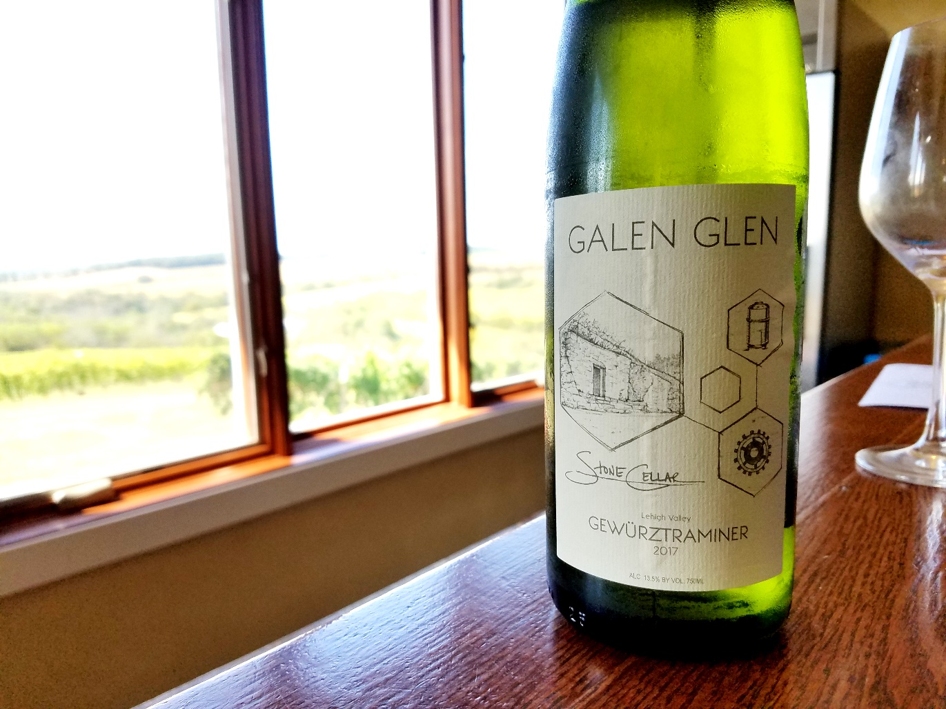 Galen Glen, Gewürztraminer 2017, Stone Cellar, Lehigh Valley, Pennsylvania, Wine Casual