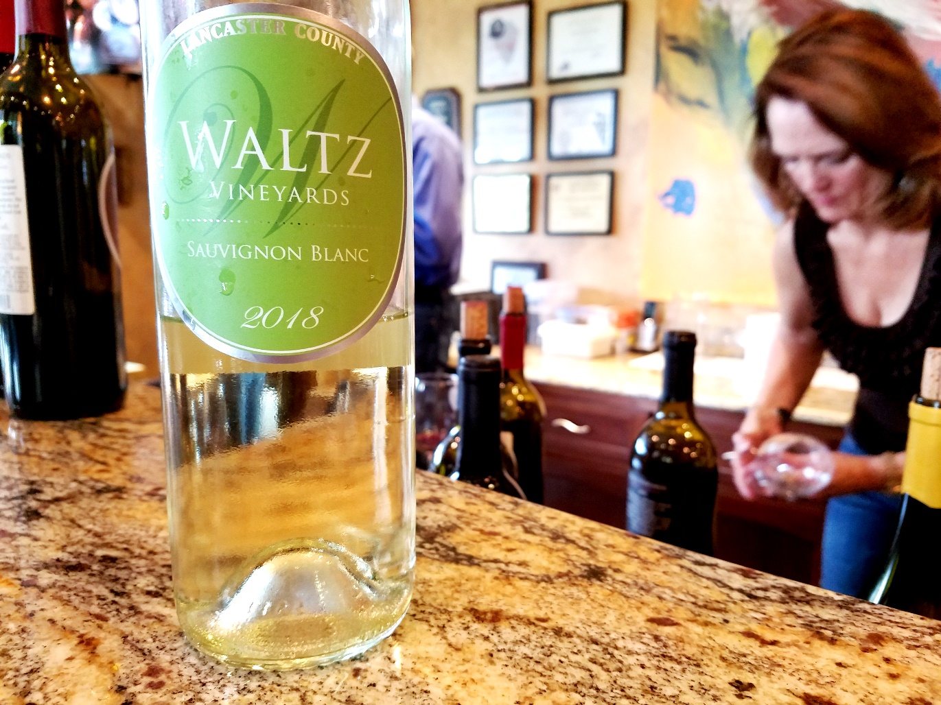 Waltz Vineyards, Sauvignon Blanc 2018, Lancaster County, Pennsylvania, Wine Casual