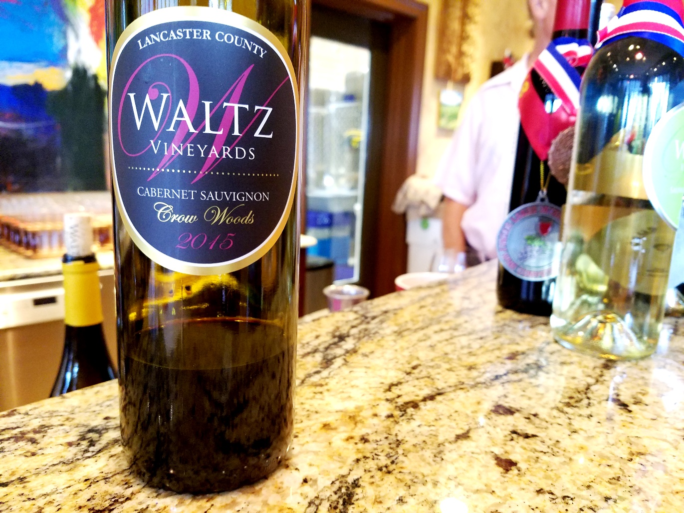 Waltz Vineyards, Cabernet Sauvignon 2015, Crow Woods, Lancaster, Pennsylvania, Wine Casual