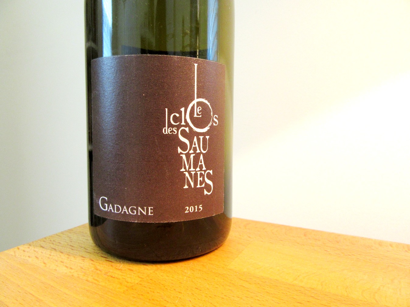 Le Clos Des Saumanes, Côtes du Rhône Villages Gadagne 2015, Rhone, France, Wine Casual