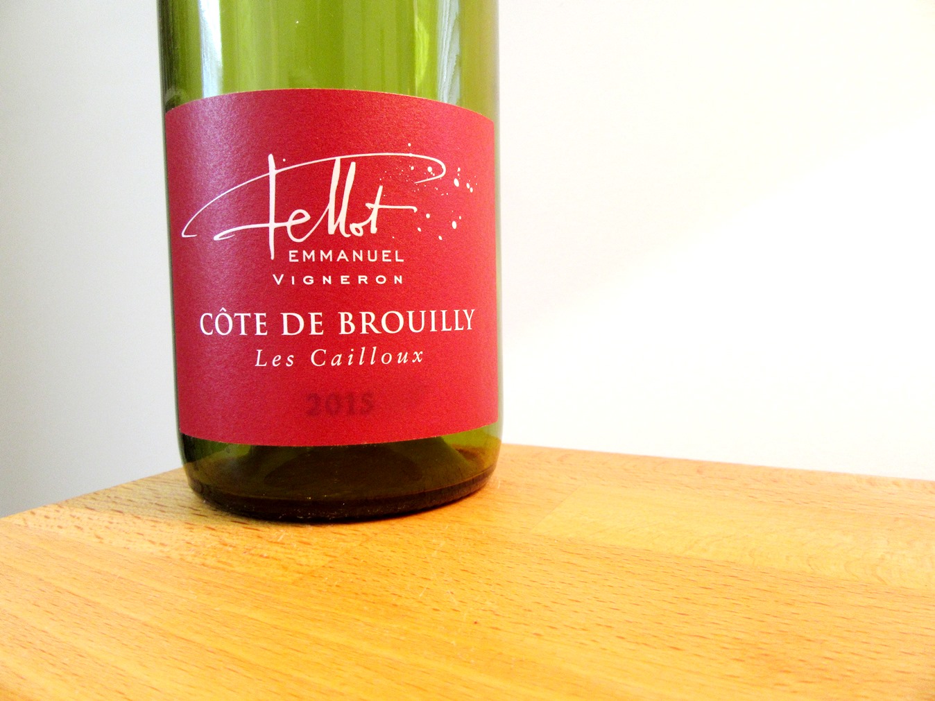 Domaine Emmanuel Fellot, Côte de Brouilly 2015, Les Cailloux, Beaujolais, France, Wine Casual