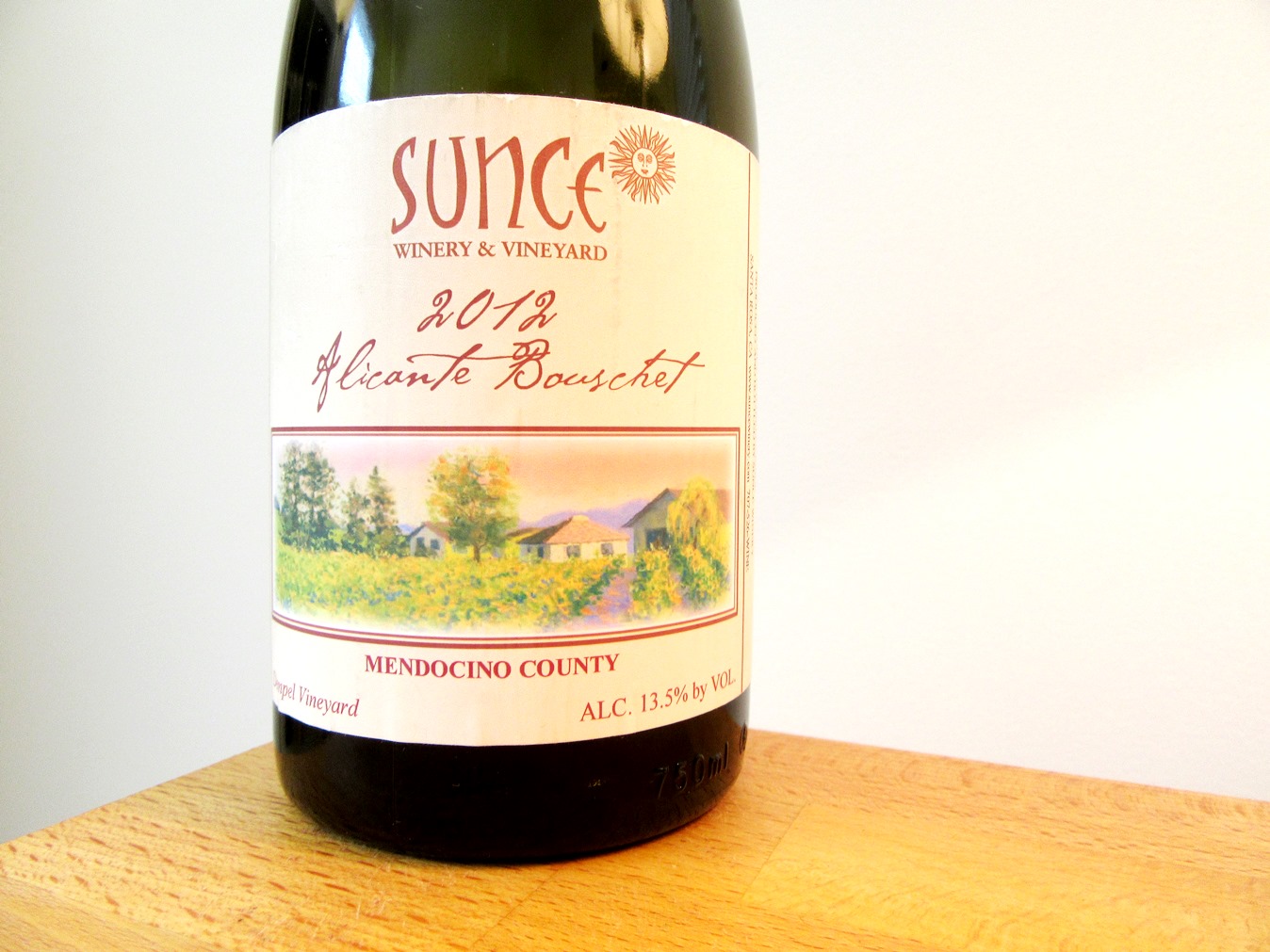 Sunce Winery & Vineyard, Alicante Bouschet 2012, Dempel Vineyard, Mendocino County, California, Wine Casual