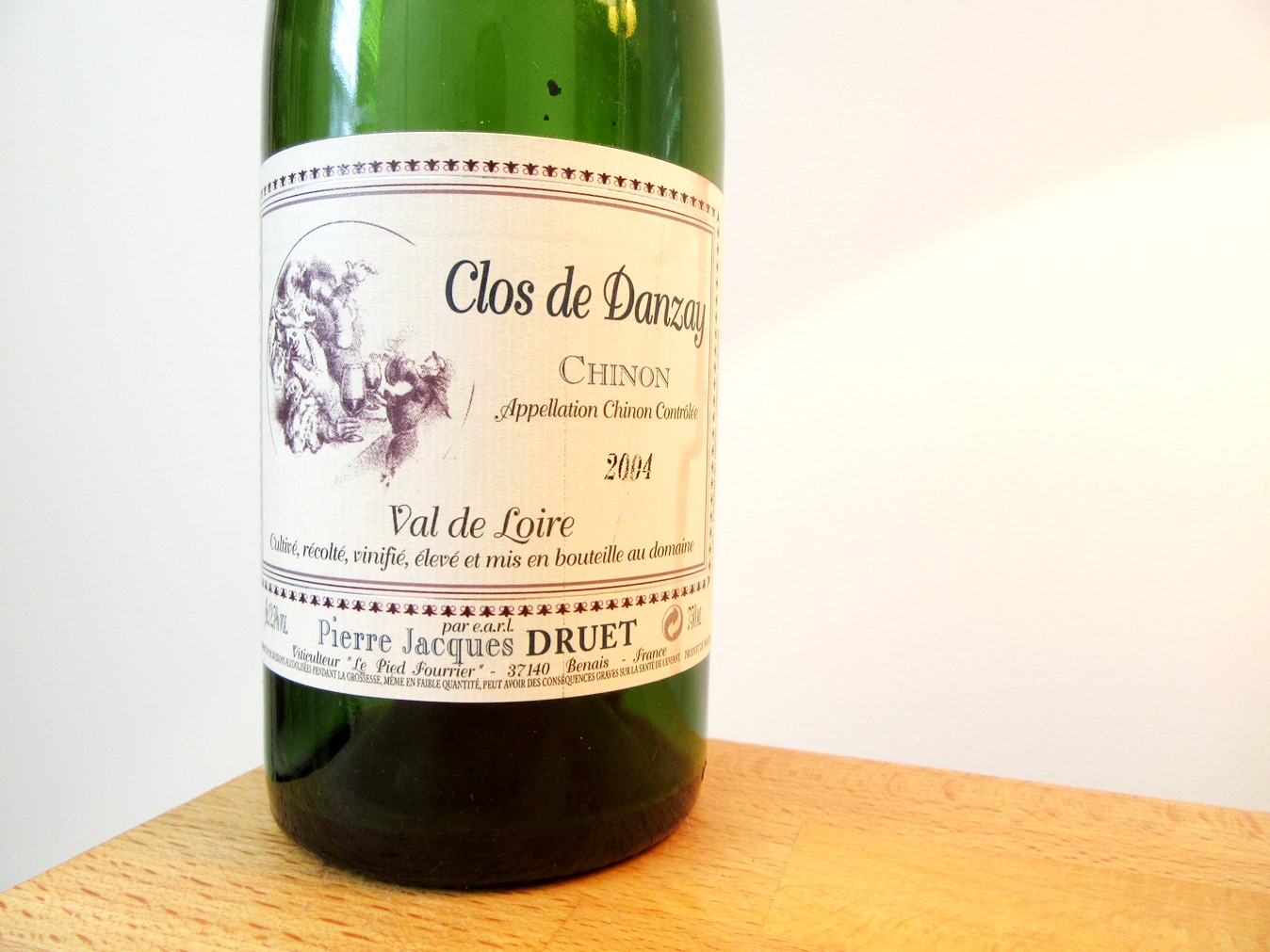 Pierre Jacques Druet, Clos de Danzay Chinon 2004, Loire, France, Wine Casual