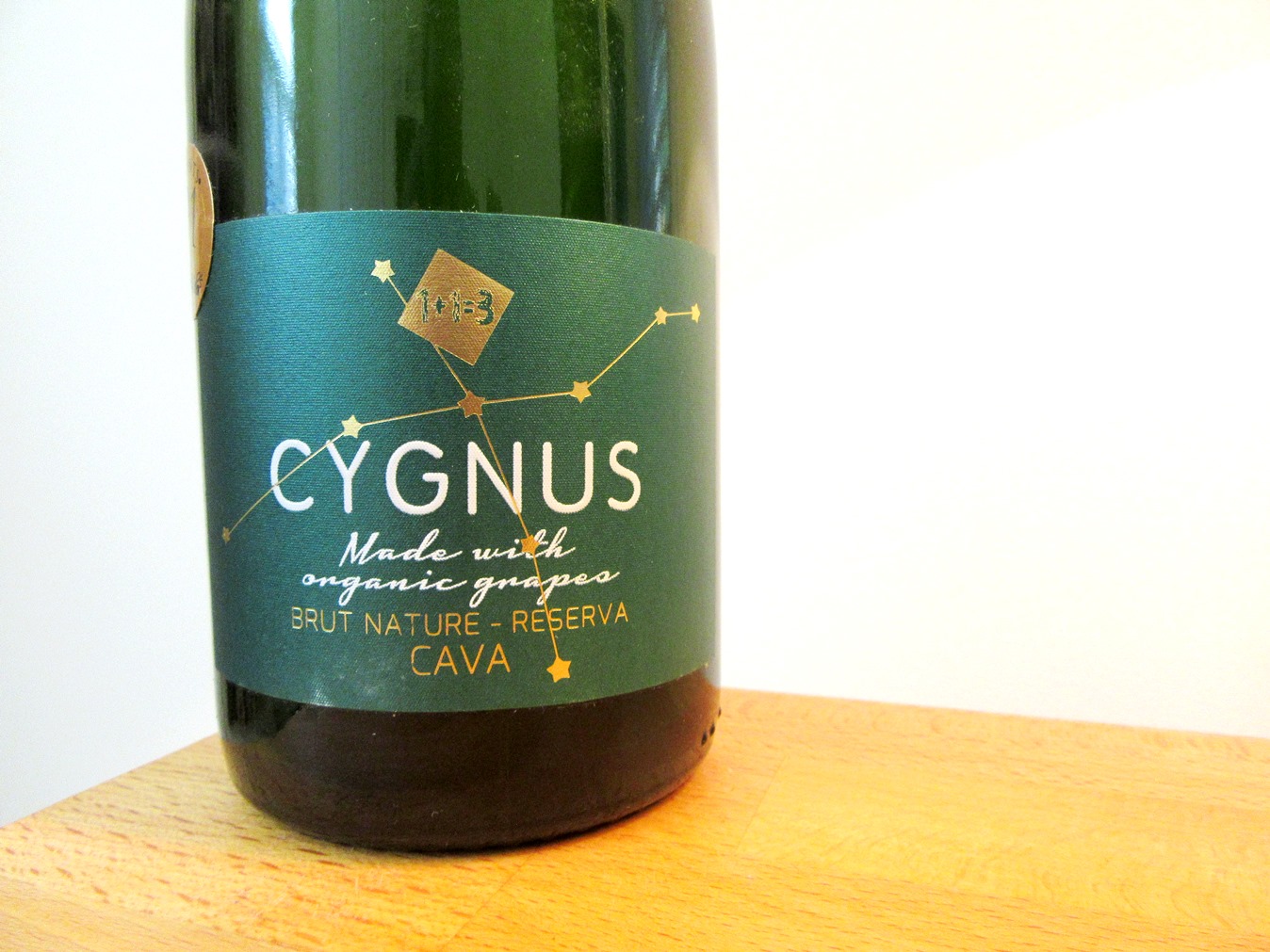 Cygnus, 1+1=3 Brut Nature Reserva Cava, Catalonia, Spain, Wine Casual